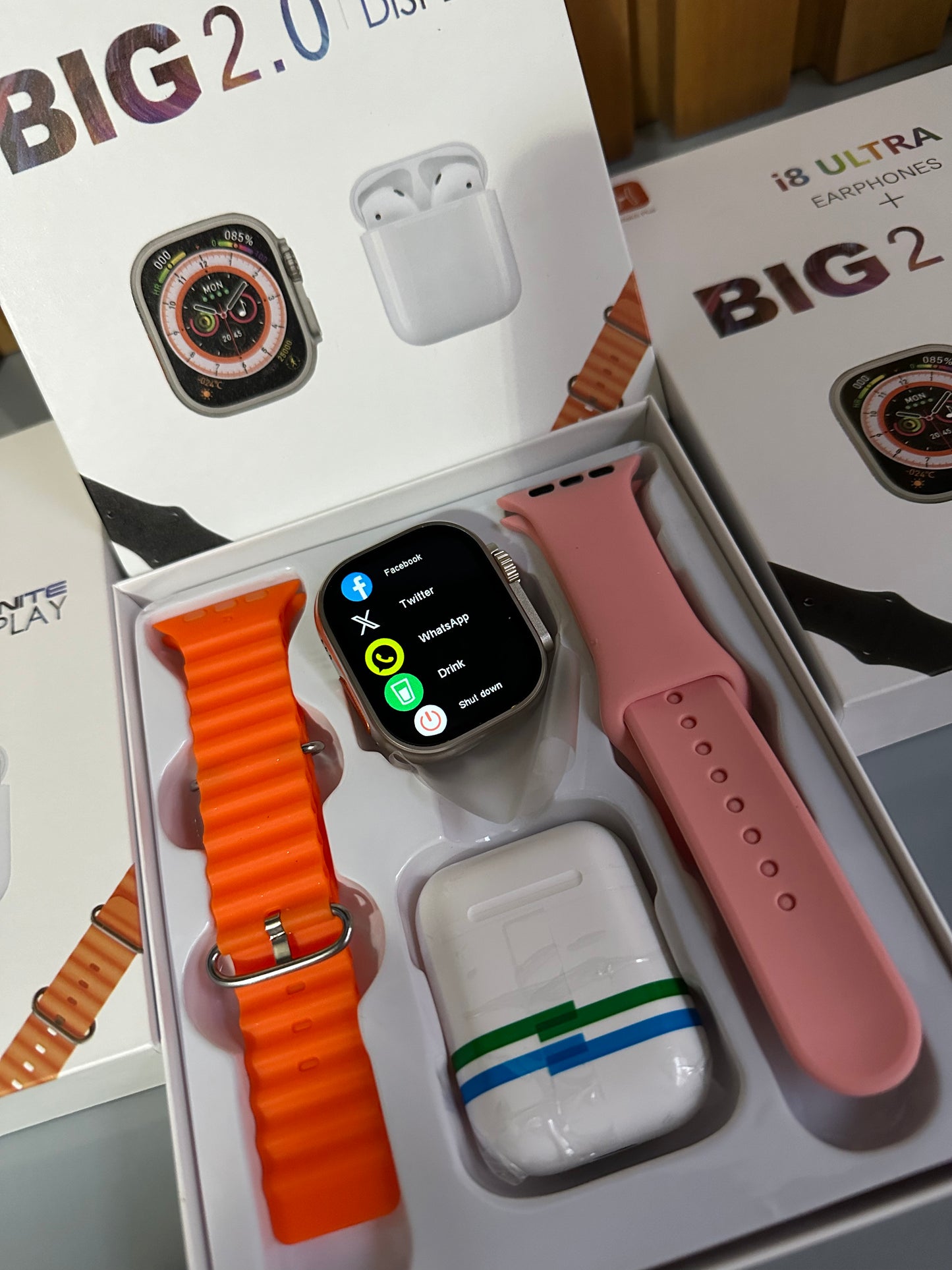 Combo SmartWatch Y Airpods pro